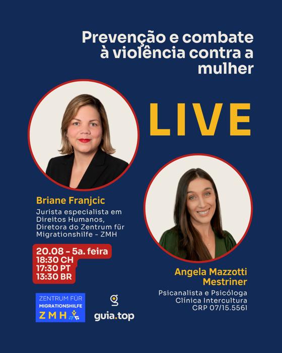 Live: Prevenção e Combate à Violência Contra a Mulher